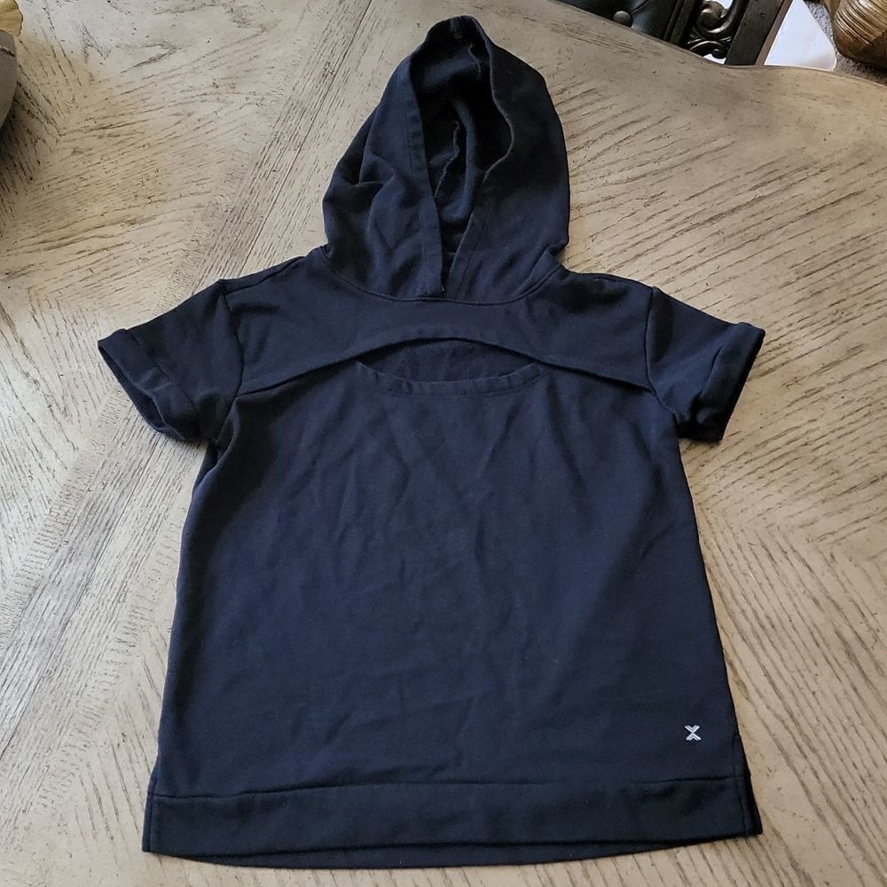 Black hooded t shirt tip size S 🖤